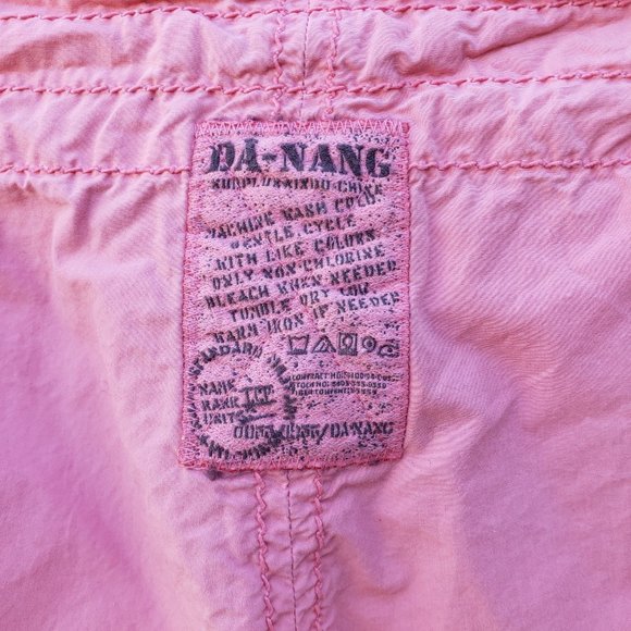 Da Nang Pants pink  Side Lace/Floral Embroidery Low Rise Small cargo vibe - Picture 5 of 10